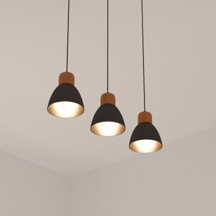 Atmosphera - Hängeleuchte DESY 1xE27/40W/230V Kiefer