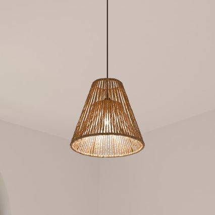 Atmosphera - Hängeleuchte GIADA 1xE27/40W/230V Jute