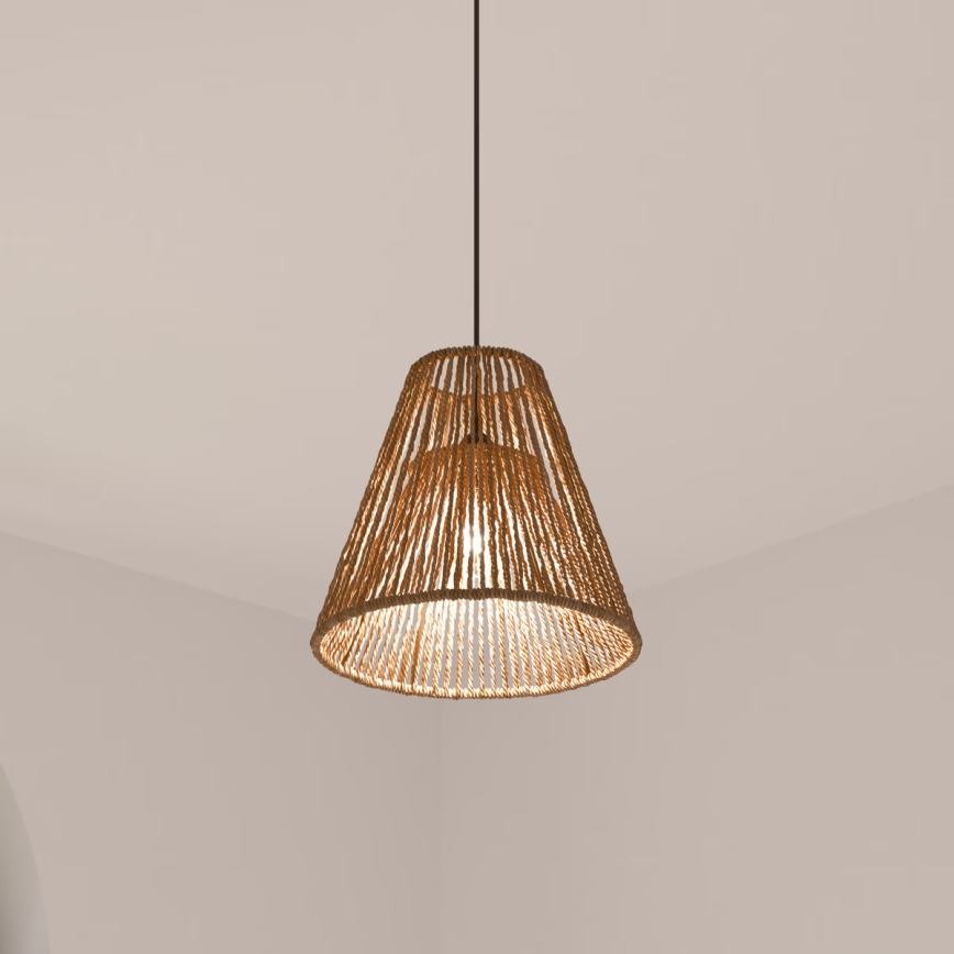 Atmosphera - Hängeleuchte GIADA 1xE27/40W/230V Jute