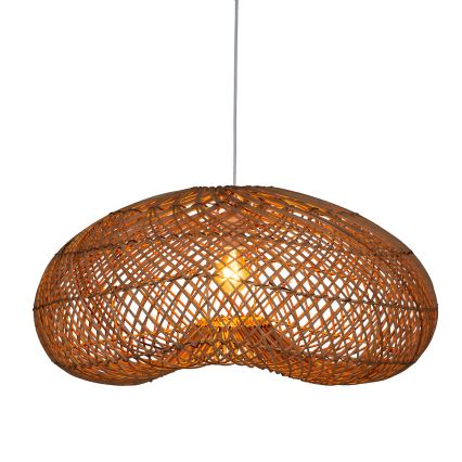 Atmosphera - Hängeleuchte JENY 1xE27/40W/230V Rattan