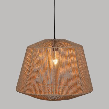 Atmosphera - Hängeleuchte JILY 1xE27/40W/230V Jute