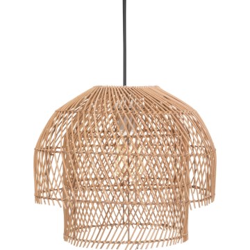 Atmosphera - Hängeleuchte KERY 1xE27/40W/230V Rattan
