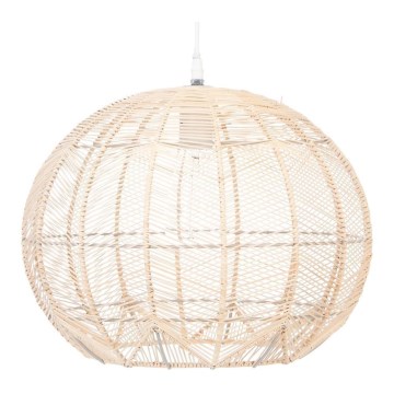 Atmosphera - Hängeleuchte KITA 1xE27/40W/230V Rattan