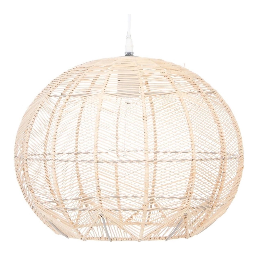 Atmosphera - Hängeleuchte KITA 1xE27/40W/230V Rattan
