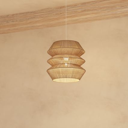 Atmosphera - Hängeleuchte LIZA 1xE27/40W/230V Jute