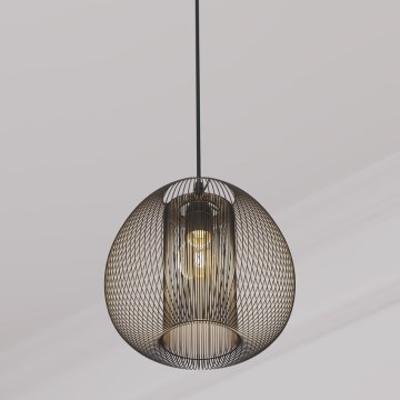 Atmosphera - Hängeleuchte NODA 1xE27/40W/230V schwarz