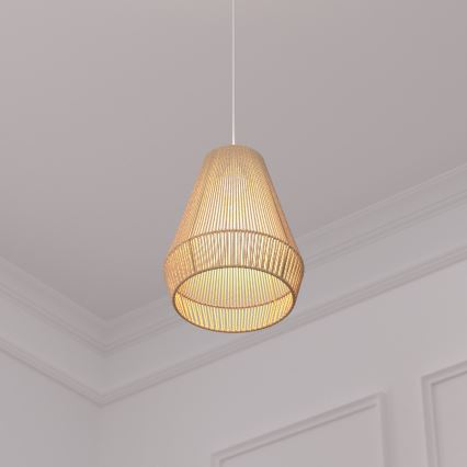 Atmosphera - Hängeleuchte PALM 1xE27/40W/230V Jute