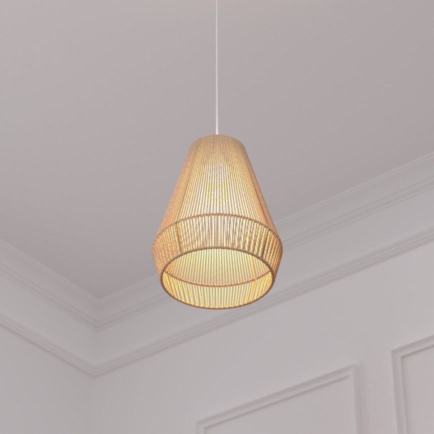 Atmosphera - Hängeleuchte PALM 1xE27/40W/230V Jute