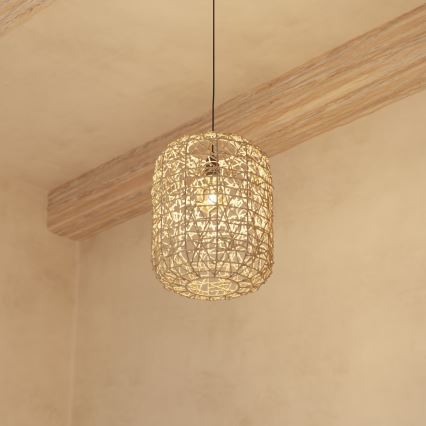 Atmosphera - Hängeleuchte RAAHE 1xE27/40W/230V Jute