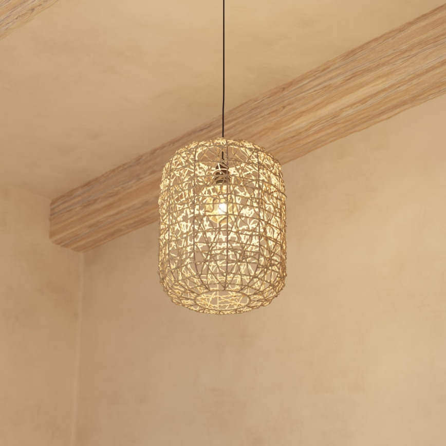Atmosphera - Hängeleuchte RAAHE 1xE27/40W/230V Jute