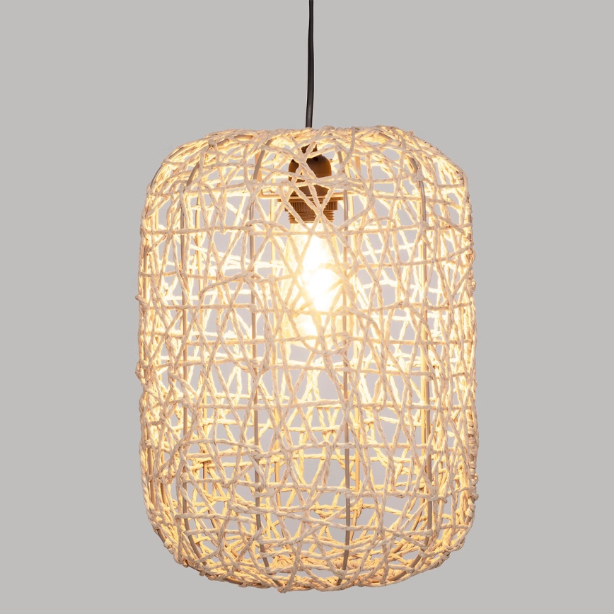 Atmosphera - Hängeleuchte RAAHE 1xE27/40W/230V Jute