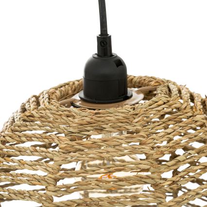 Atmosphera - Hängeleuchte RANA 2xE27/40W/230V Rattan