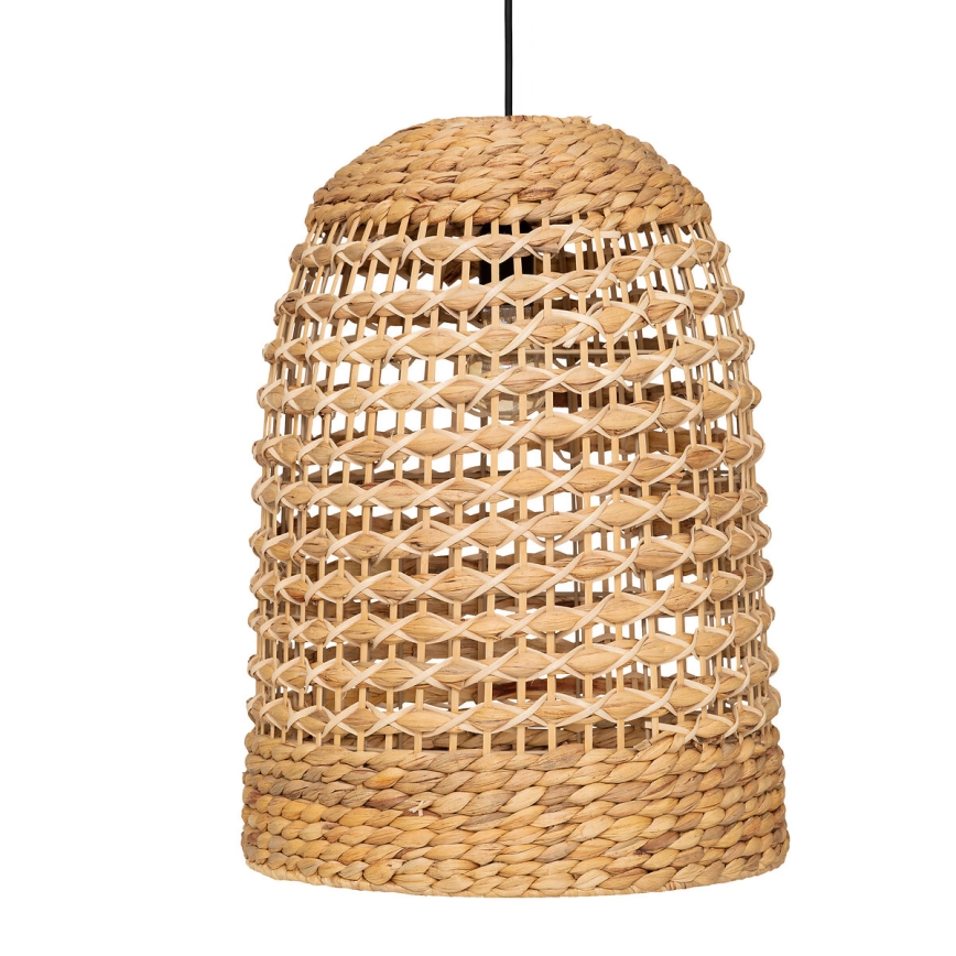 Atmosphera - Hängeleuchte SAND 1xE27/40W/230V Rattan/Wasserhyazinthe