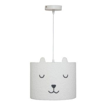 Atmosphera - Kinder-Pendelleuchte an Kabel TOXEY 1xE27/25W/230V Teddybär