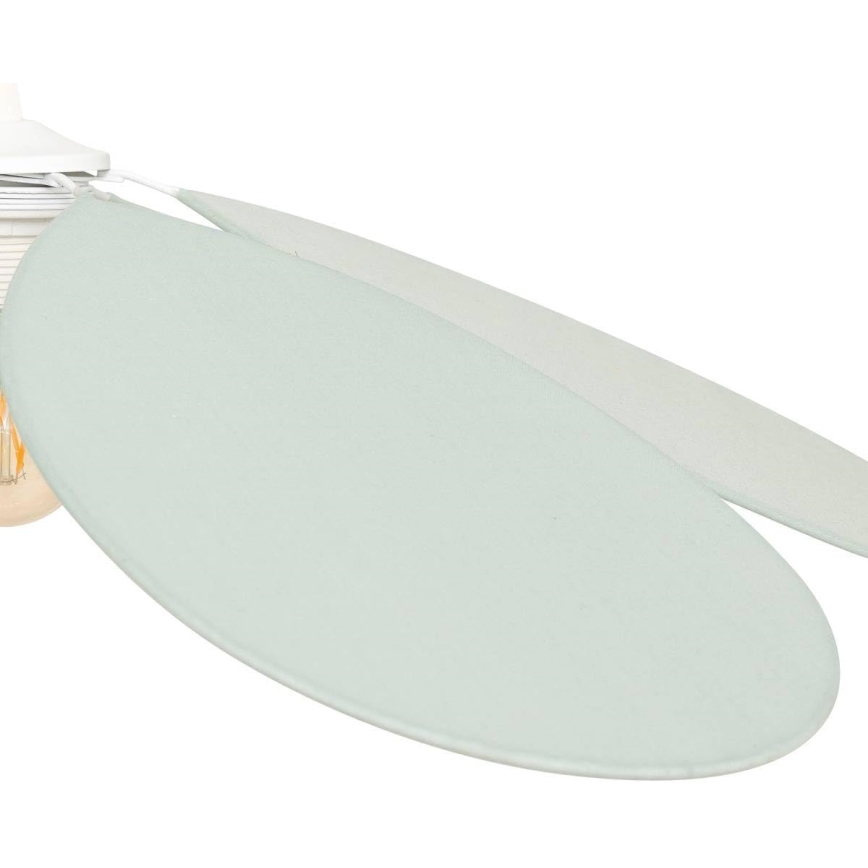 Atmosphera - Kinder-Pendelleuchte an Schnur NAYA 1xE27/40W/230V Ø 72 cm mintgrün