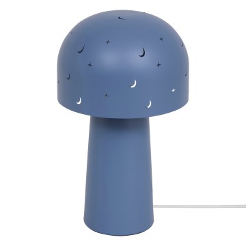 Atmosphera - Kinder-Tischlampe STARRY MUSHROOM 1xE14/25W/230V blau