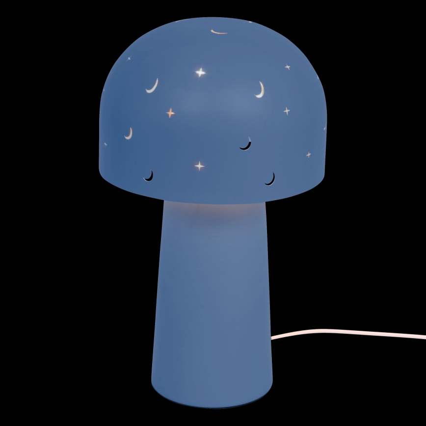 Atmosphera - Kinder-Tischlampe STARRY MUSHROOM 1xE14/25W/230V blau