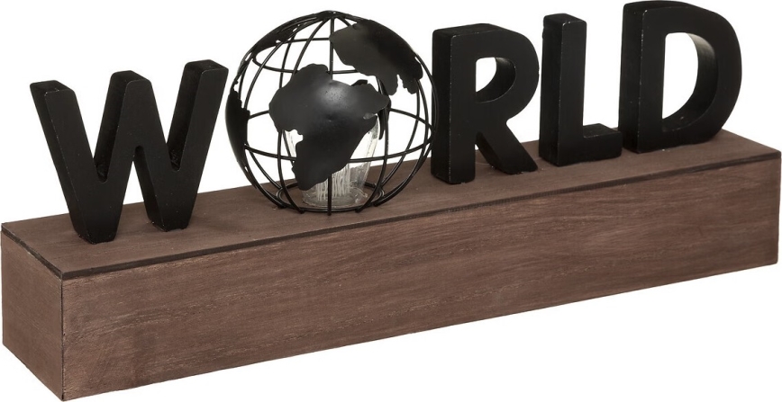 Atmosphera - LED-Dekoration WORLD LED/2xAAA