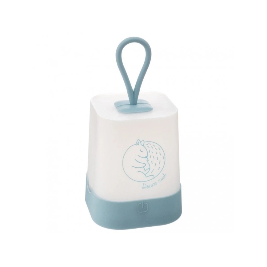 Atmosphera - Wiederaufladbares LED-Touch-Kinder-Nachtlicht RABBIT LED/3,7V 1200 mAh blau