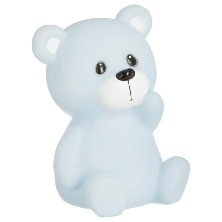 Atmosphera - LED Kinder-Nachtlicht TEDDY LED/3xLR44 blau
