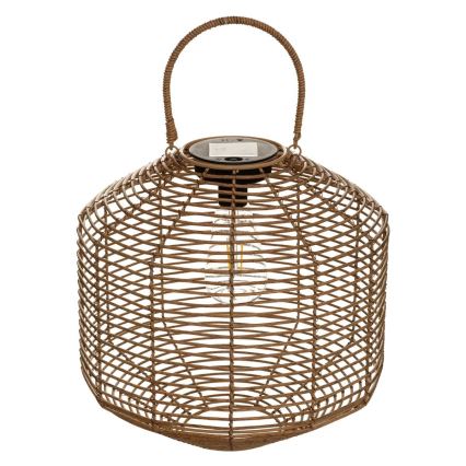 Atmosphera - LED-Solarleuchte CUBA LED/1,2V IP44 Rattan