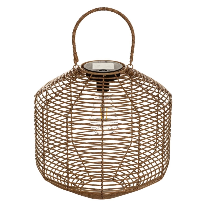 Atmosphera - LED-Solarleuchte CUBA LED/1,2V IP44 Rattan
