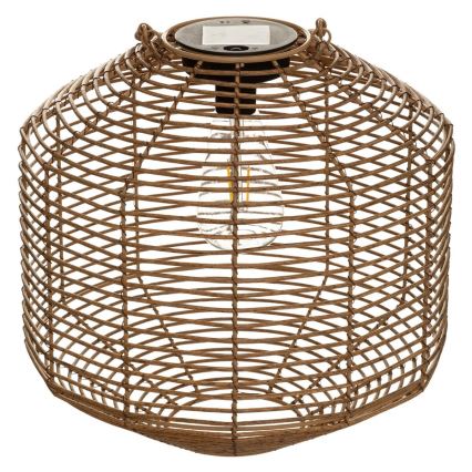 Atmosphera - LED-Solarleuchte CUBA LED/1,2V IP44 Rattan