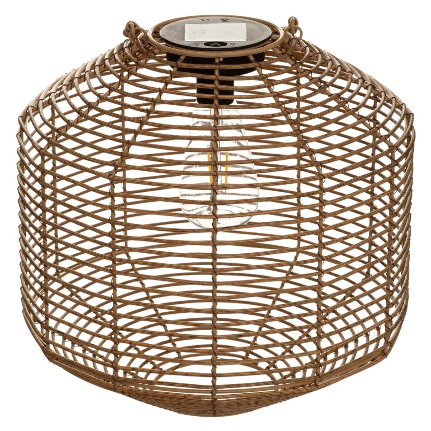 Atmosphera - LED-Solarleuchte CUBA LED/1,2V IP44 Rattan