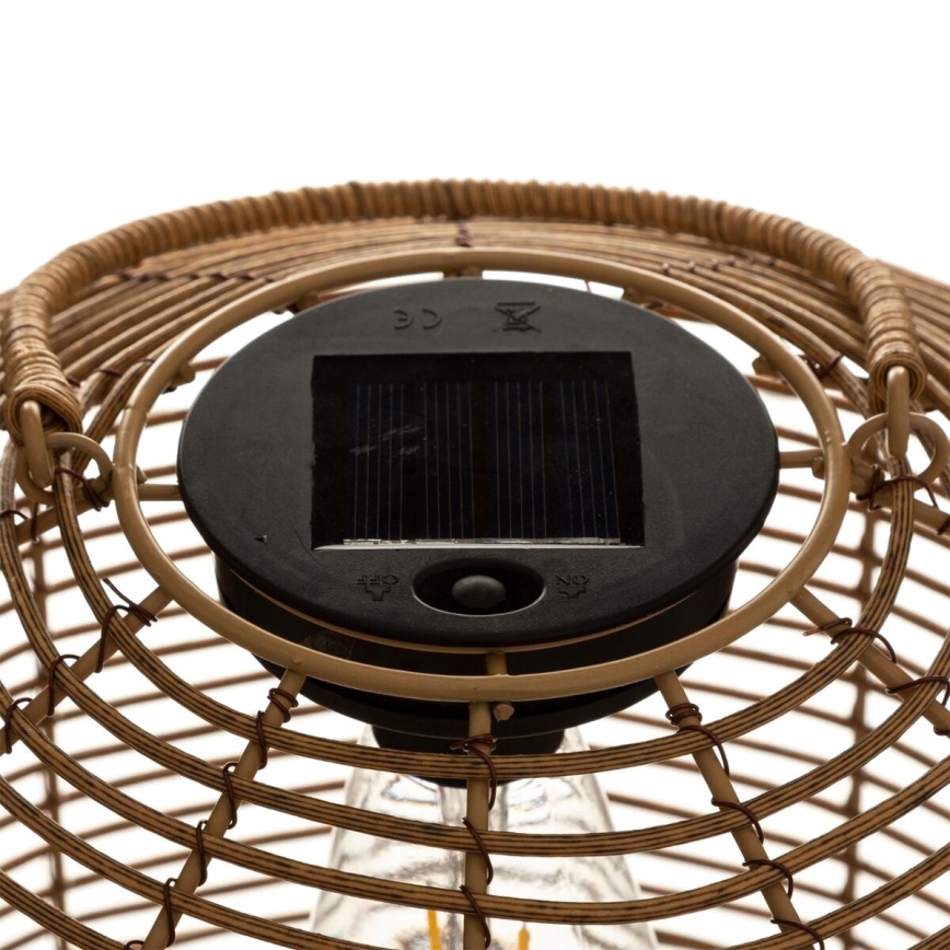 Atmosphera - LED-Solarleuchte CUBA LED/1,2V IP44 Rattan