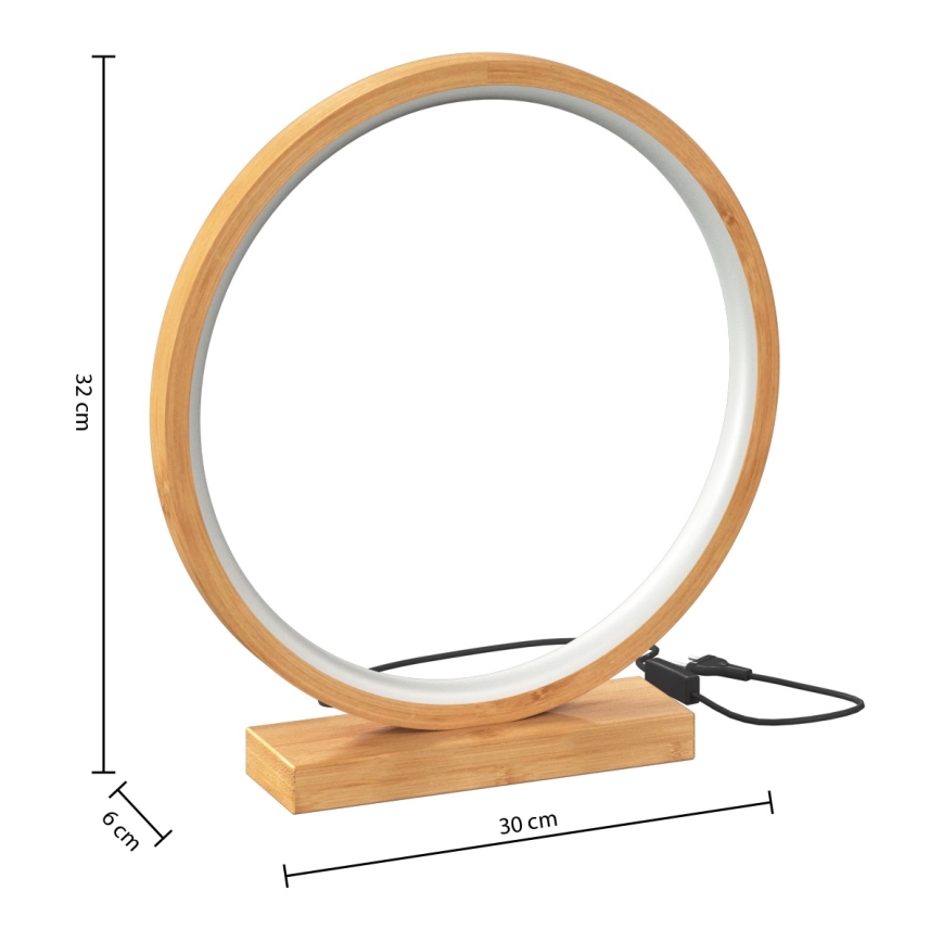 Atmosphera - LED-Tischleuchte STELA LED/2,7W/230V Bambus