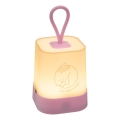 Atmosphera - LED-Touch aufladbares Kinder-Nachtlicht RABBIT LED/3,7 V 1200 mAh rosa