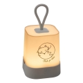 Atmosphera - LED-Touch-Nachtlicht für Kinder, wiederaufladbar, RABBIT, LED/3,7V, 1200 mAh, grau