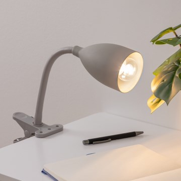 Atmosphera - Leuchte mit Klemme SILY 1xE14/7W/230V grau