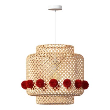 Atmosphera - Pendelleuchte mit Kabel LIBY 1xE27/25W/230V Bambus