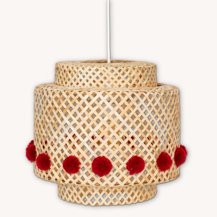 Atmosphera - Pendelleuchte mit Kabel LIBY 1xE27/25W/230V Bambus