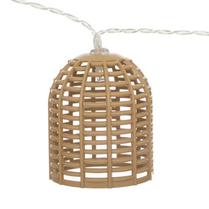 Atmosphera - Solar-LED-Lichterkette AIA 10xLED 3,35m IP44 warmweiß 1500 mAh