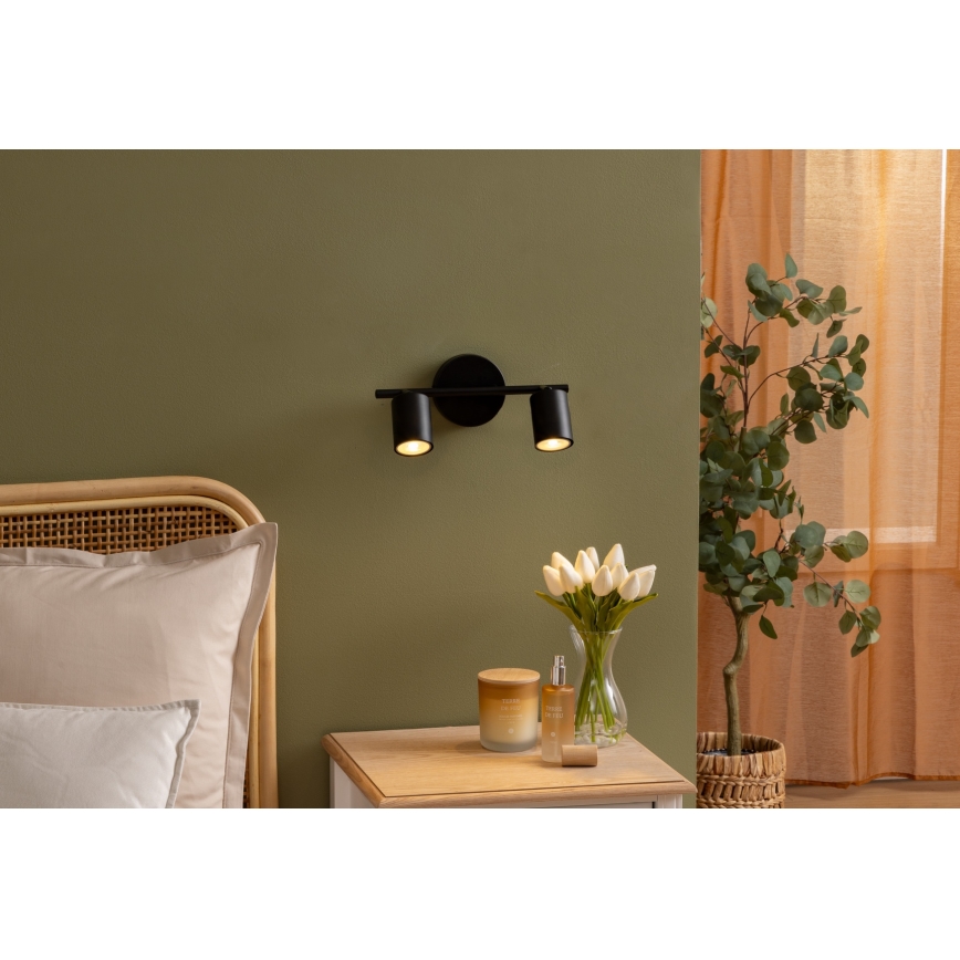 Atmosphera - Spotleuchte VICO 2xGU10/25W/230V schwarz