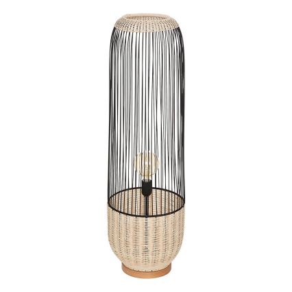 Atmosphera - Stehleuchte ANEA 1xE27/40W/230V Rattan/Buche