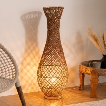 Atmosphera - Stehleuchte ELOISE 1xE27/40W/230V Rattan