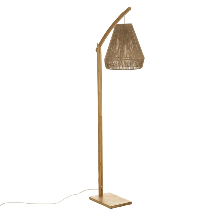 Atmosphera - Stehleuchte PALM 1xE27/60W/230V Bambus/Hanf