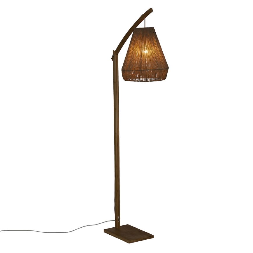 Atmosphera - Stehleuchte PALM 1xE27/60W/230V Bambus/Hanf
