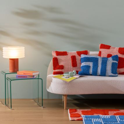 Atmosphera - Tischlampe ASTI 1xE27/60W/230V ziegelrot