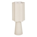 Atmosphera - Tischlampe BLANCA 1xE27/25W/230V cremefarben