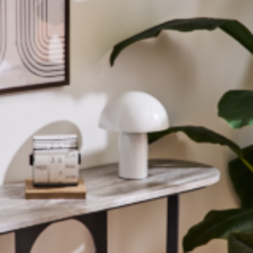 Atmosphera - Tischlampe LITO 1xE27/25W/230V weiß