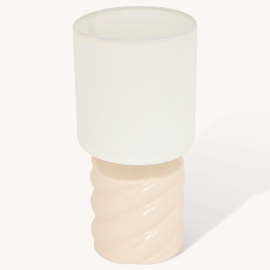 Atmosphera - Tischlampe NOLY 1xE14/40W/230V beige