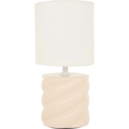 Atmosphera - Tischlampe NOLY 1xE14/40W/230V beige