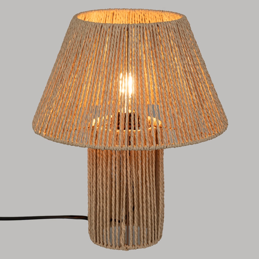 Atmosphera - Tischleuchte ADRIA 1xE27/40W/230V Jute