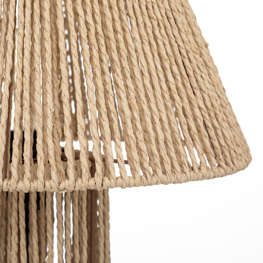 Atmosphera - Tischleuchte ADRIA 1xE27/40W/230V Jute