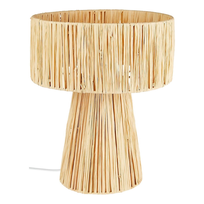 Atmosphera - Tischleuchte ORANE 1xE27/40W/230V Jute