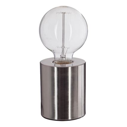 Atmosphera - Tischleuchte SABA 1xE27/40W/230V silbern